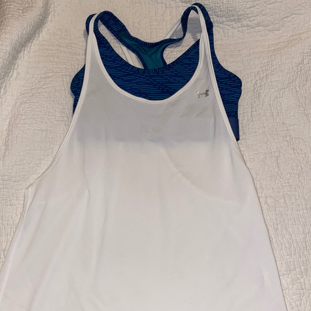 Under armor sport bra tank combo